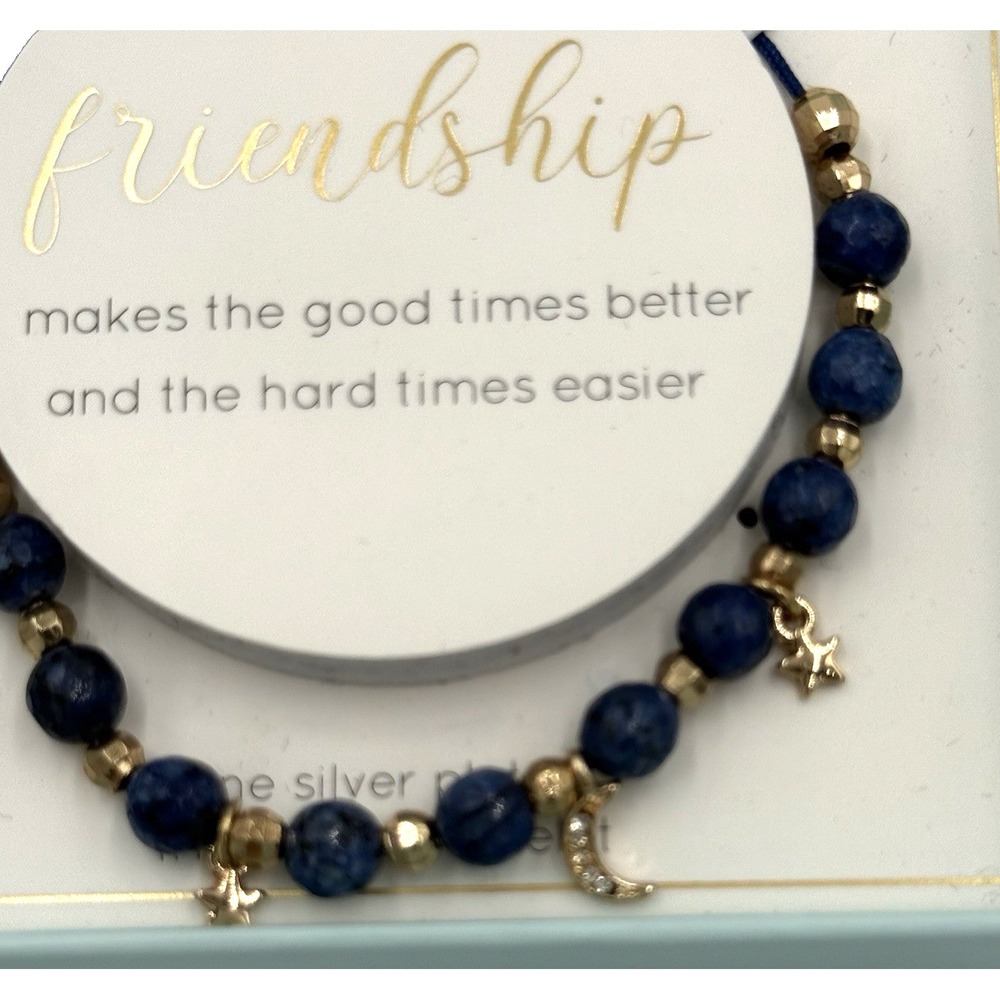 Paige Harper New York Friendship Star and Moon Charm Bracelet - New In Box - Picture 4 of 8